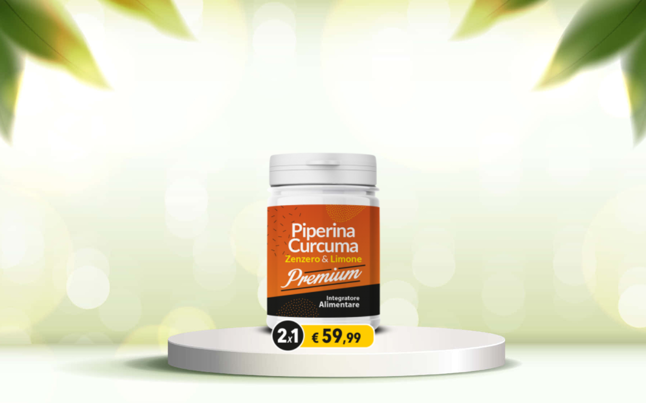 Piperina e curcuma premium: scopri come depurare l’intestino e dimagrire ora