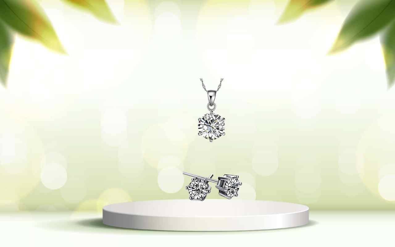 Scopri il kit gioielli Beauky: eleganza classica e cristalli di Zircone in offerta